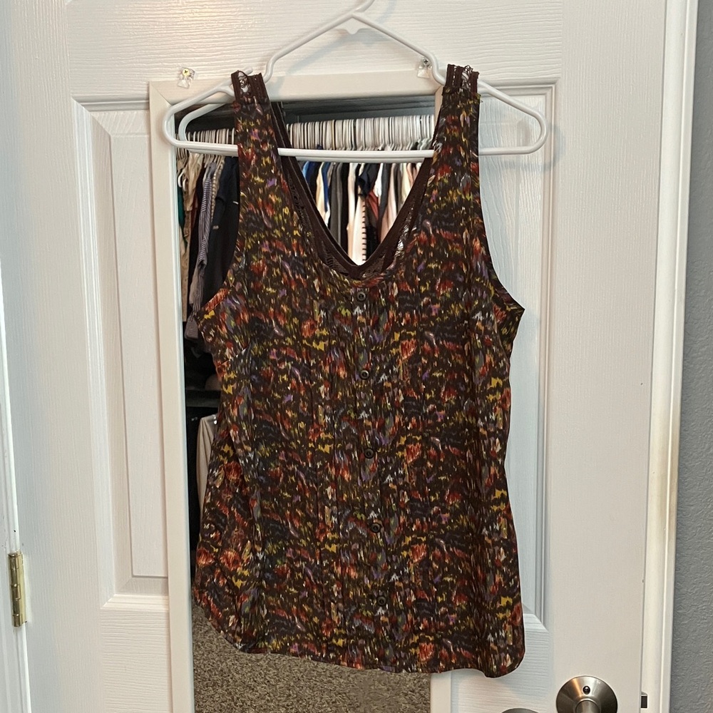 Lush Multicolor Sleeveless Women's Top